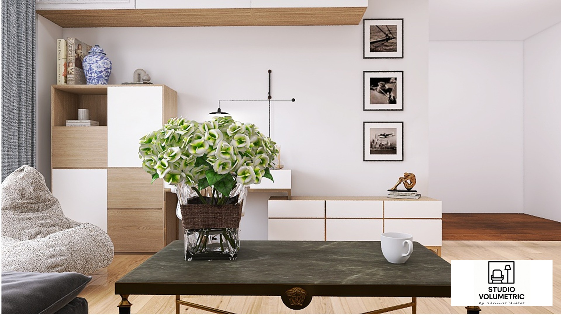 Camera 3 in 1 — fotografie design interior Studio Volumetric, imaginea 4 din 7