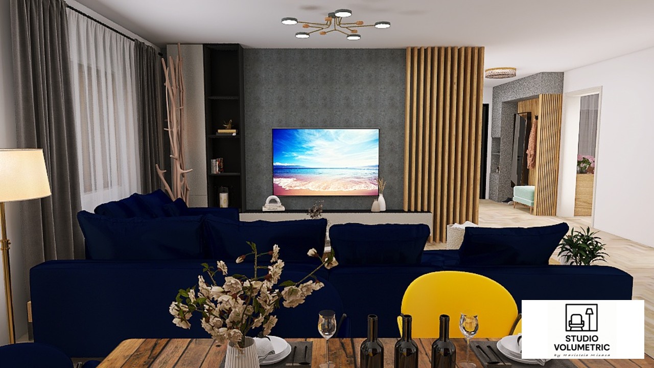Proiect design interior Casă cu de toate în Brăila — Studio Volumetric București