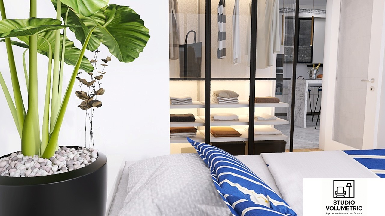 Apartament la mare de închiriat — fotografie design interior Studio Volumetric, imaginea 1 din 9