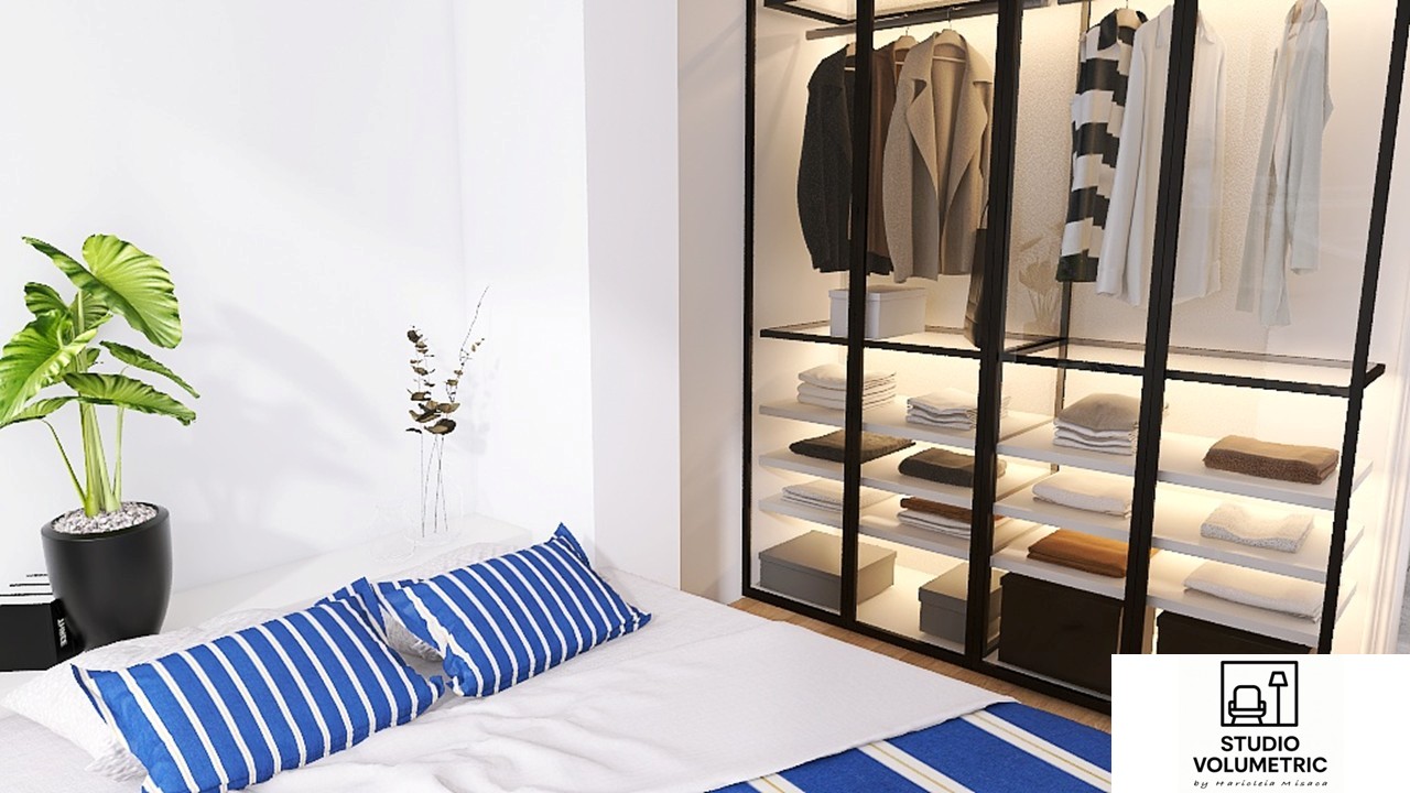 Apartament la mare de închiriat — fotografie design interior Studio Volumetric, imaginea 2 din 9