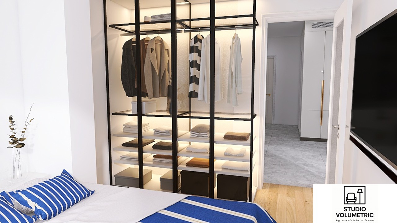 Apartament la mare de închiriat — fotografie design interior Studio Volumetric, imaginea 4 din 9