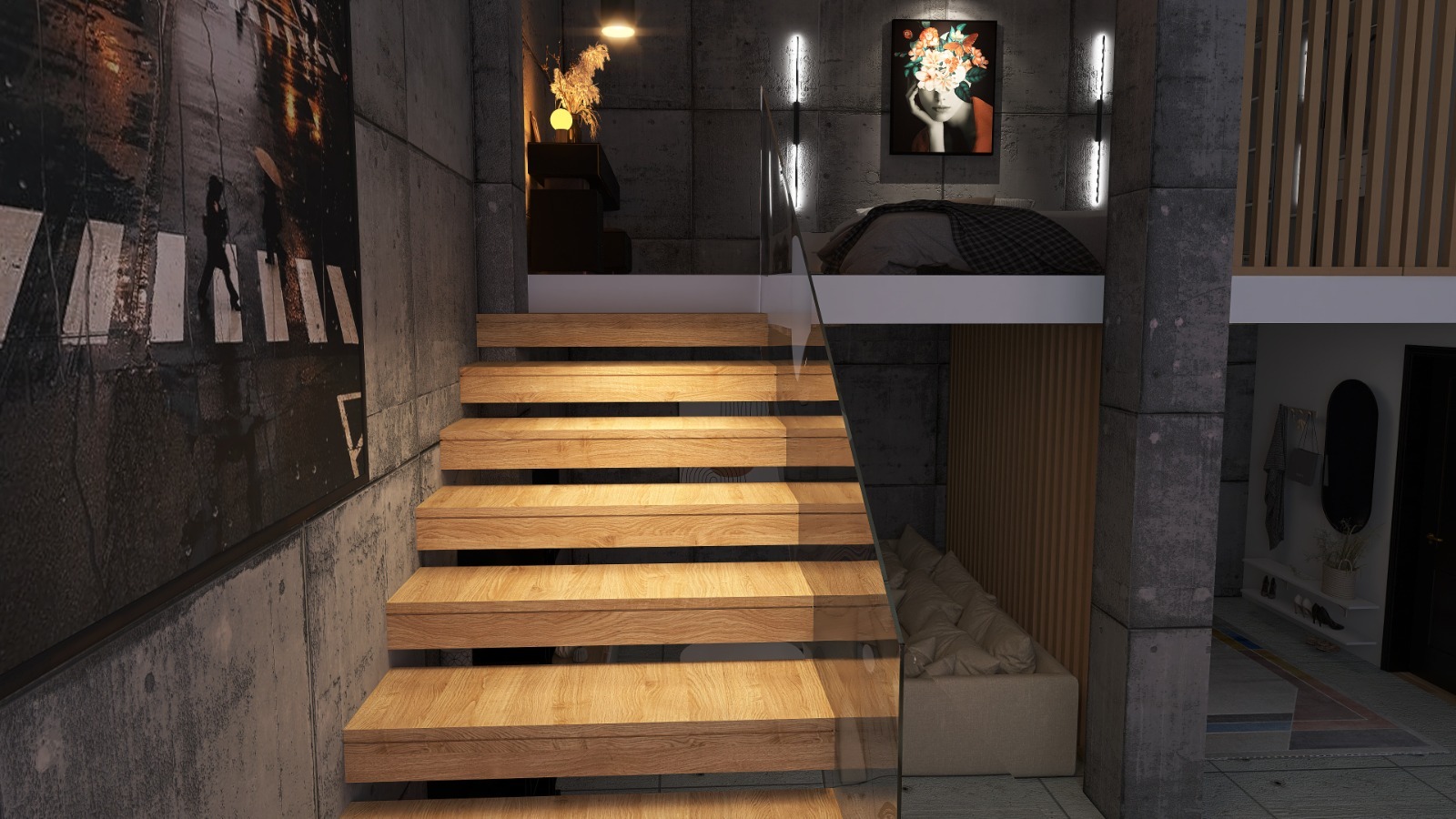 Penthouse Aviatorilor — fotografie design interior Studio Volumetric, imaginea 4 din 7