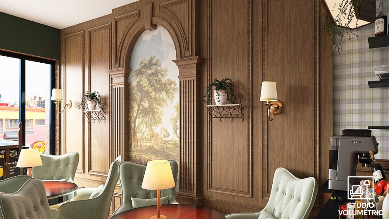 Time Capsule Cafe — fotografie design interior Studio Volumetric, imaginea 3 din 7