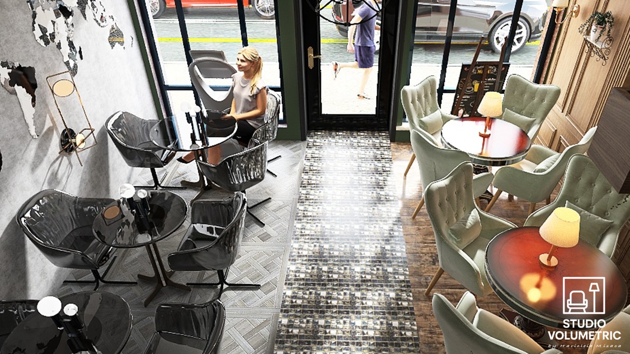 Time Capsule Cafe — fotografie design interior Studio Volumetric, imaginea 4 din 7