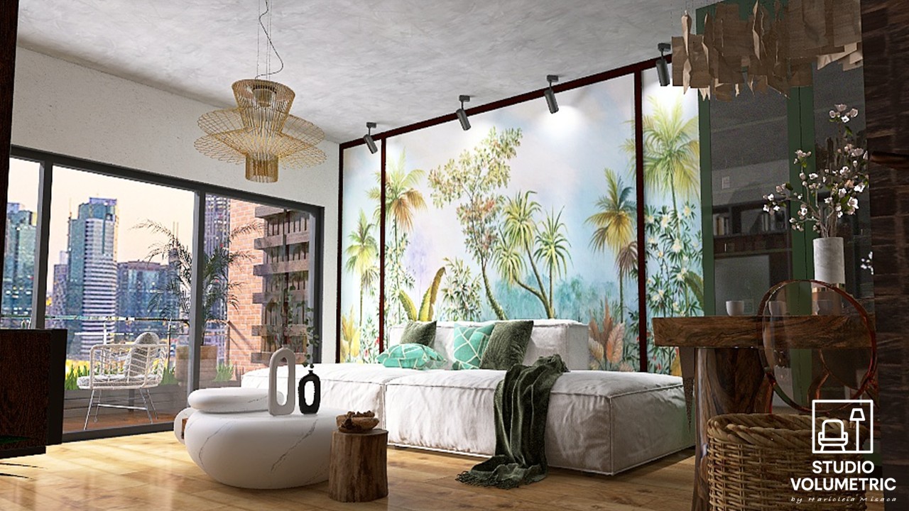 Proiect design interior Biophilia urbană — Studio Volumetric București